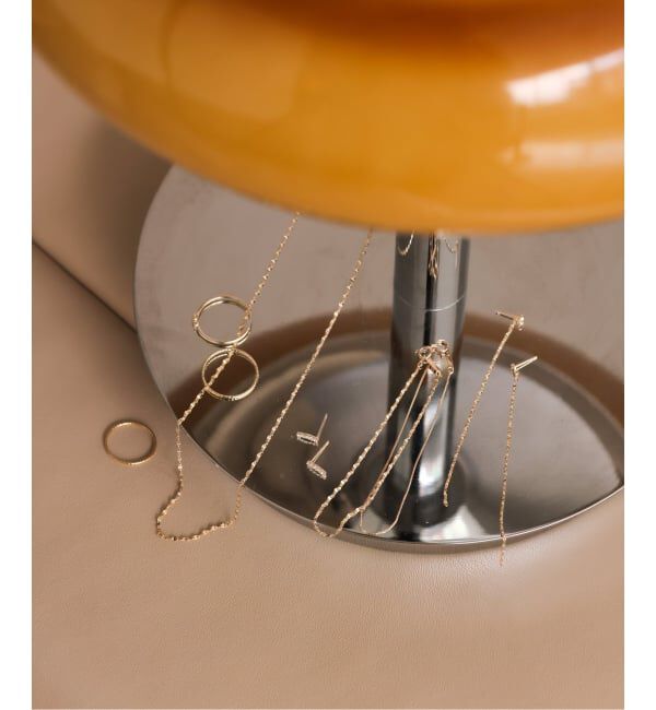 SLOBE IENA「《WEB限定/追加2》SLOBE エクレアチェーンブレスレット K10」|ブレスレット・バングル|