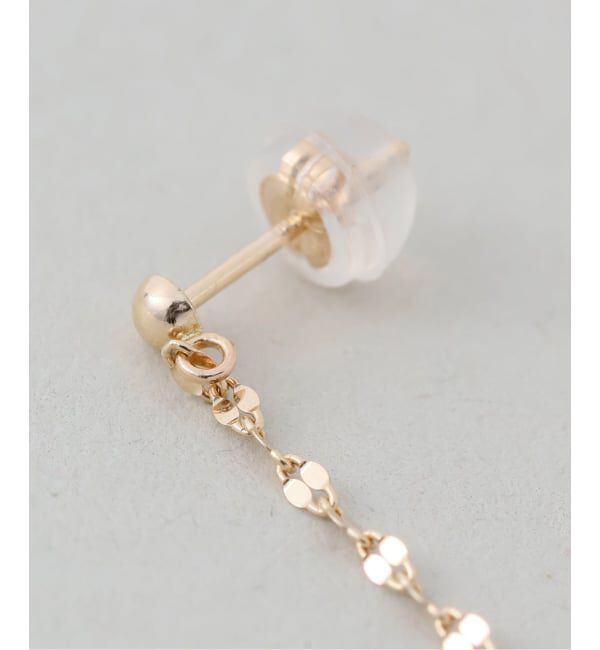 SLOBE IENA「SLOBE アシンメトリーピアス K10」|ピアス|