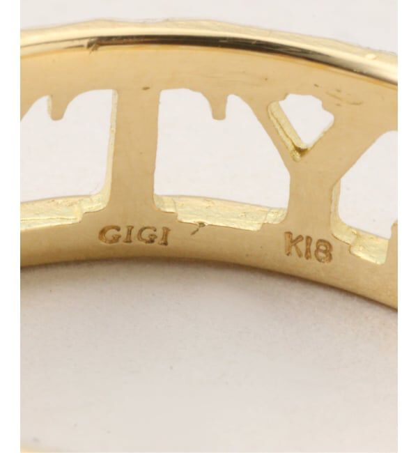 IENA「GIGI/ジジ Inscription ring リング A10009」|リング|