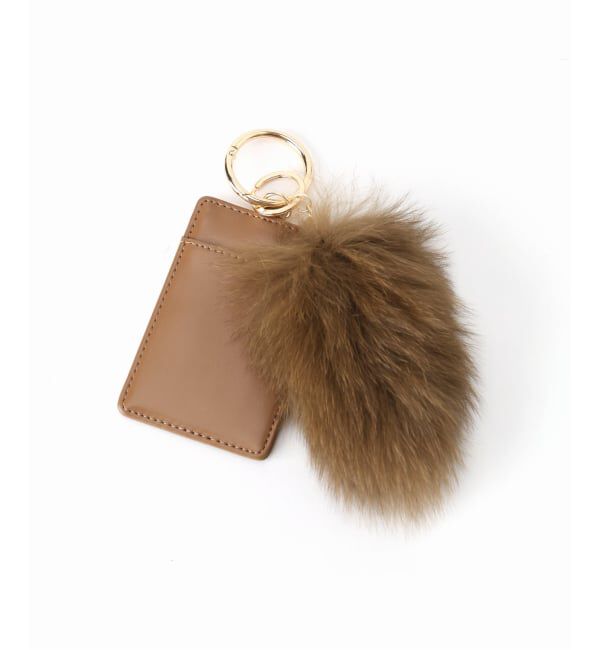 SLOBE IENA「SLOBE ファーチャーム」|キーケース|