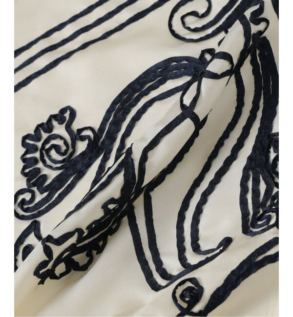 VERMEIL par iena「《WEB限定》ASAUCE MELER アソースメレ テープエンブロイダリースカーフ」|バンダナ・スカーフ|