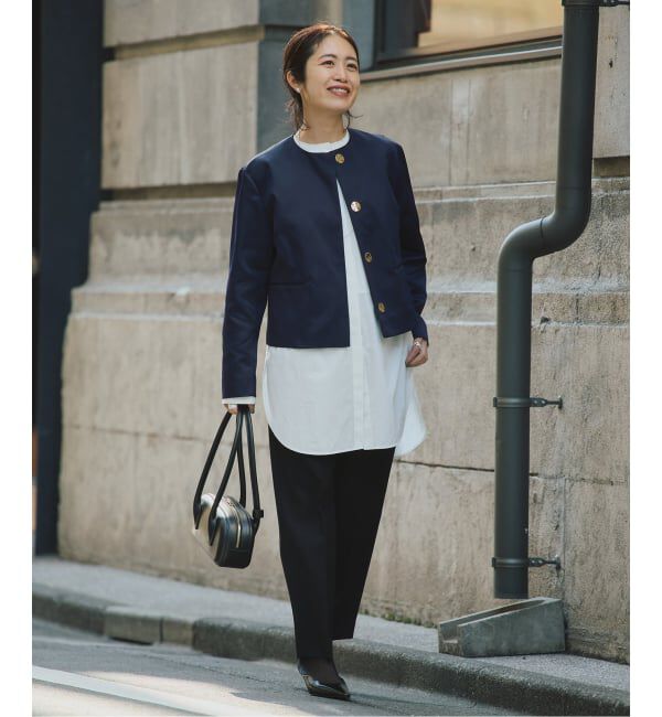 VERMEIL par iena「メモリーサテンWフェイスジャケット」|その他|