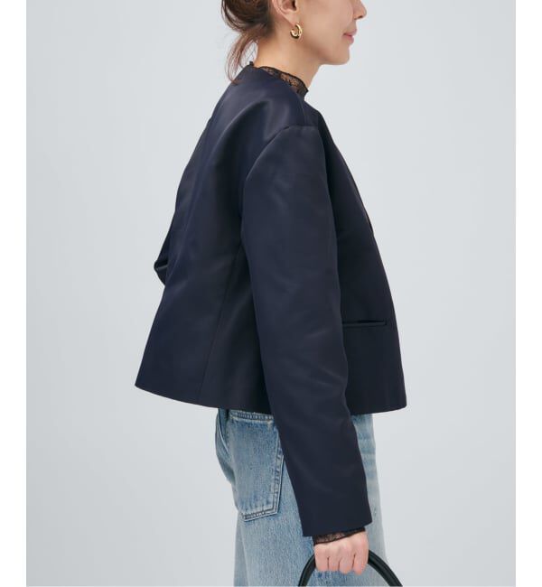 VERMEIL par iena「メモリーサテンWフェイスジャケット」|その他|