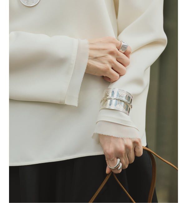 VERMEIL par iena「ADRAR アドラル WIDE ROPE バングル」|ブレスレット・バングル|