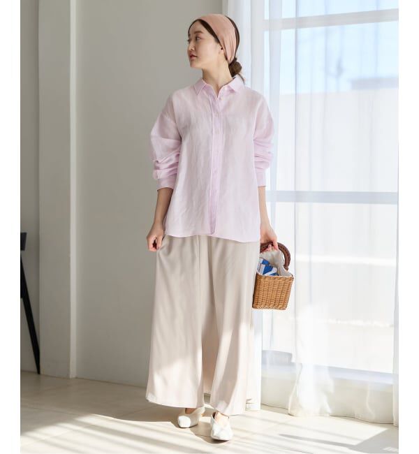 IENA「《予約》キュプラサテンフレアスカート」|スカート|