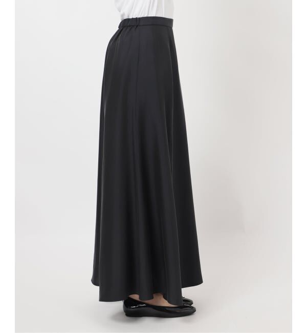 IENA「《予約》キュプラサテンフレアスカート」|スカート|