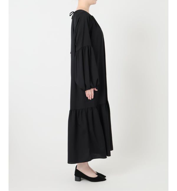 VERMEIL par iena「《予約》バルーンスリーブロングドレス」|ワンピース|