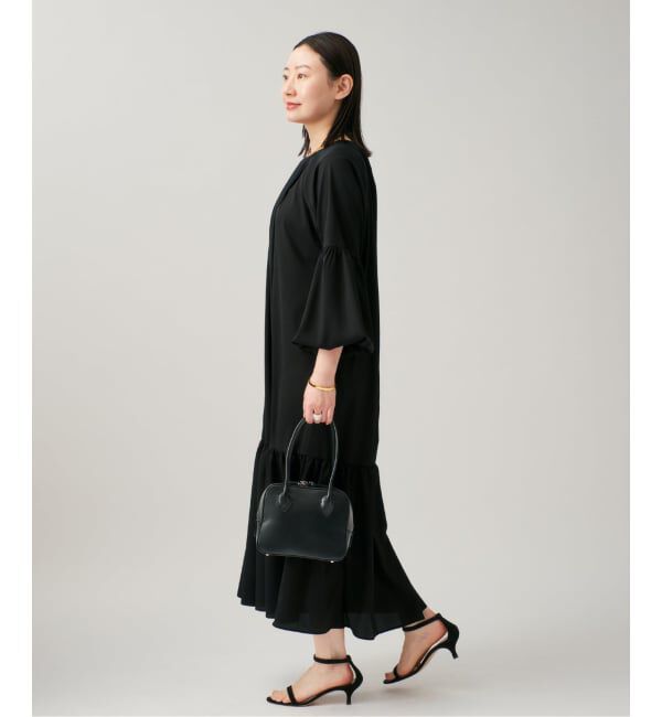 VERMEIL par iena「《予約》バルーンスリーブロングドレス」|ワンピース|