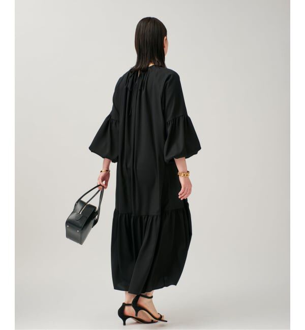 VERMEIL par iena「《予約》バルーンスリーブロングドレス」|ワンピース|