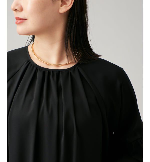 VERMEIL par iena「《予約》バルーンスリーブロングドレス」|ワンピース|