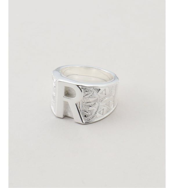 VERMEIL par iena「ADRAR アドラル 別注 イニシャルリング R」|リング|