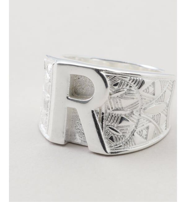 VERMEIL par iena「ADRAR アドラル 別注 イニシャルリング R」|リング|