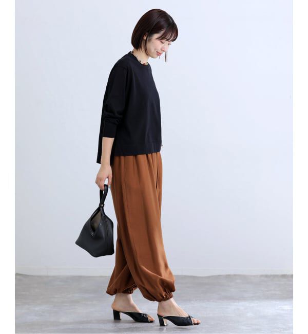 IENA「《予約》ウォッシャブル バルーンパンツ」|その他|