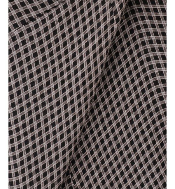 IENA「チェックスキッパーフレアワンピース」|ワンピース|