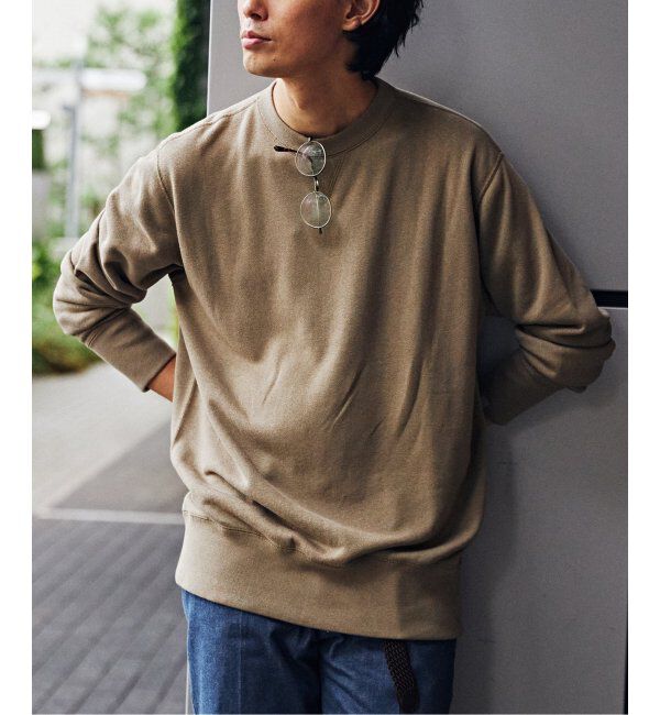 EDIFICE「【LOOPWHEELER for LOWERCASE】ライトツリウラケ ルーズフィットスウェット」|スウェット・ジャージ|
