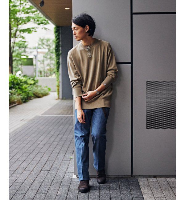 EDIFICE「【LOOPWHEELER for LOWERCASE】ライトツリウラケ ルーズフィットスウェット」|スウェット・ジャージ|