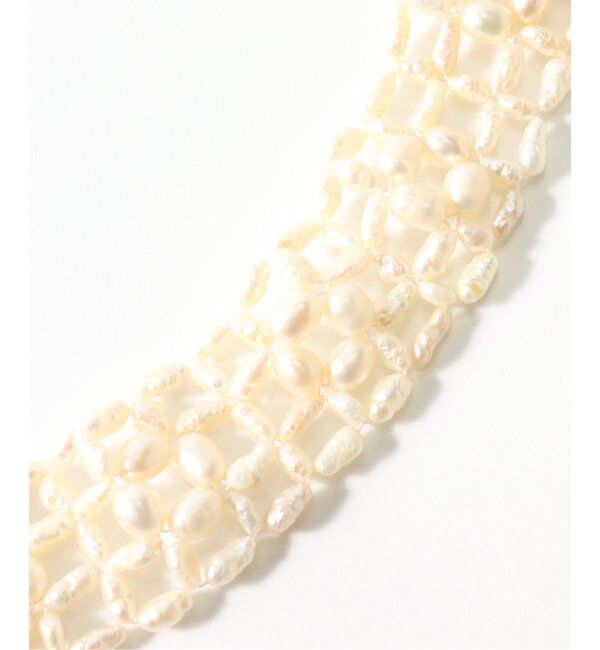 EDIFICE「BLEUE BURNHAM (ブルー バーナム) WOVEN ANTIQUE PEARL BRACEL WPBRACE1」|ブレスレット・バングル|