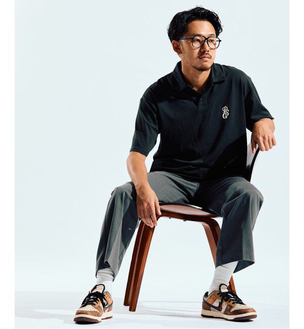 Paris Saint-Germain「【Paris Saint-Germain / パリ・サン＝ジェルマン】 JP ITALIC LOGO ポロシャツ」|ポロシャツ|