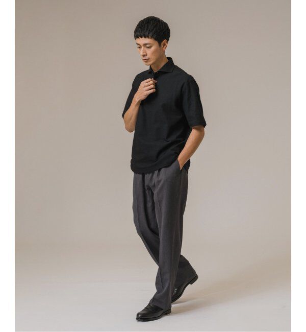 EDIFICE「《追加》"吸水速乾＆高通気機能" COOLMAX ハニカムボーダー ポロシャツ」|ポロシャツ|