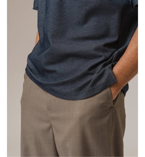 EDIFICE「《追加》"吸水速乾＆高通気機能" COOLMAX ハニカムボーダー ポロシャツ」|ポロシャツ|