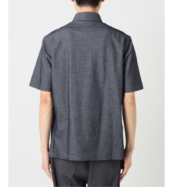 EDIFICE「《追加》"吸水速乾＆高通気機能" COOLMAX ハニカムボーダー ポロシャツ」|ポロシャツ|