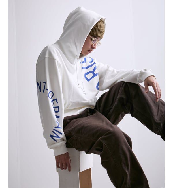 Paris Saint-Germain「【Paris Saint-Germain / パリ・サン＝ジェルマン】 JP Logo Printed Hoodie」|パーカー|