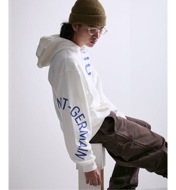 Paris Saint-Germain「【Paris Saint-Germain / パリ・サン＝ジェルマン】 JP Logo Printed Hoodie」|パーカー|