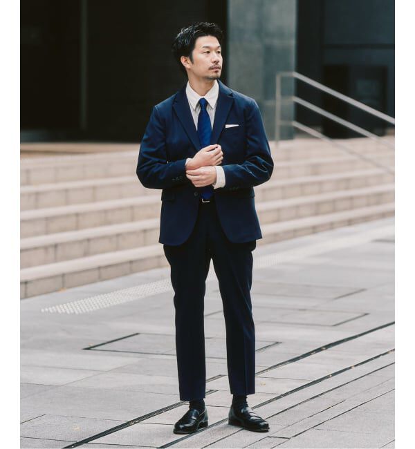 417 EDIFICE「ドライストレッチツイル セットアップ &rdquo;ジャケット1点+パンツ1点&rdquo; の2点セット」|スーツ|