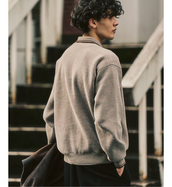 417 EDIFICE「モールニットポロシャツ」|ポロシャツ|