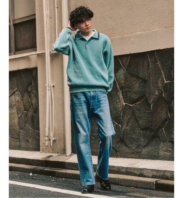 417 EDIFICE「モールニットポロシャツ」|ポロシャツ|