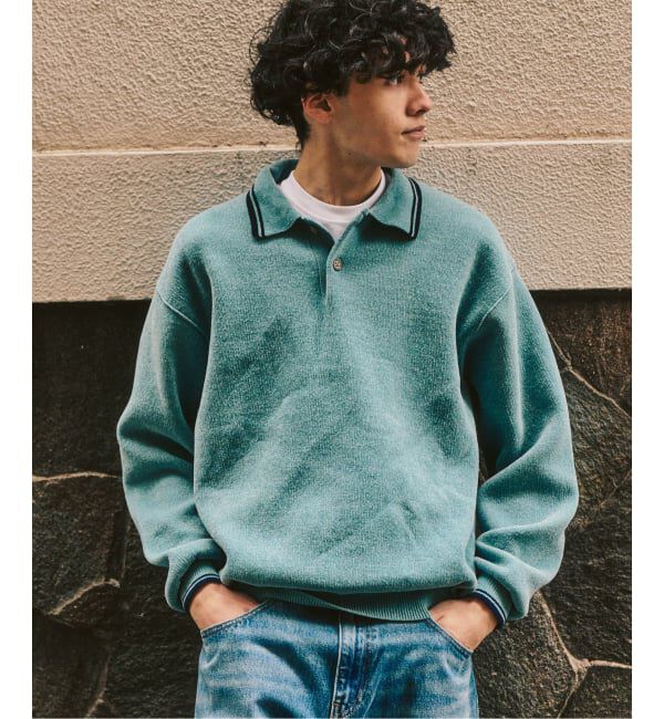 417 EDIFICE「モールニットポロシャツ」|ポロシャツ|