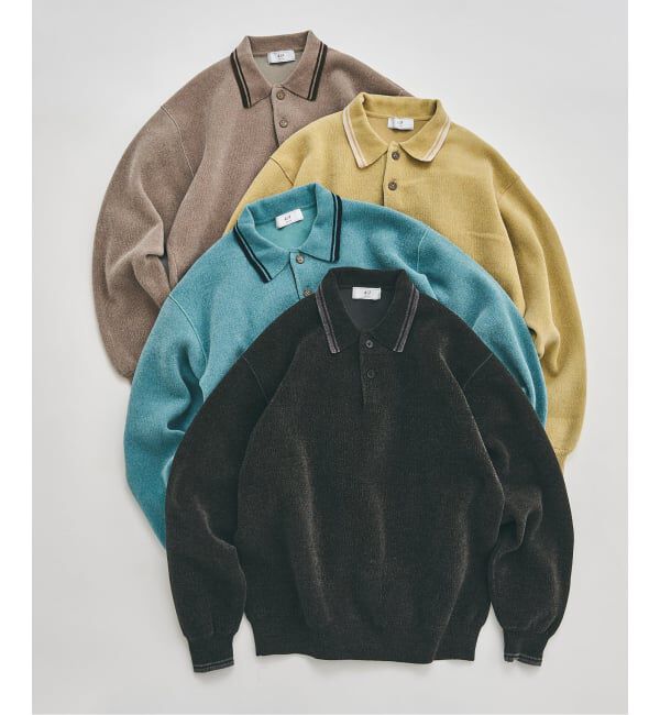 417 EDIFICE「モールニットポロシャツ」|ポロシャツ|