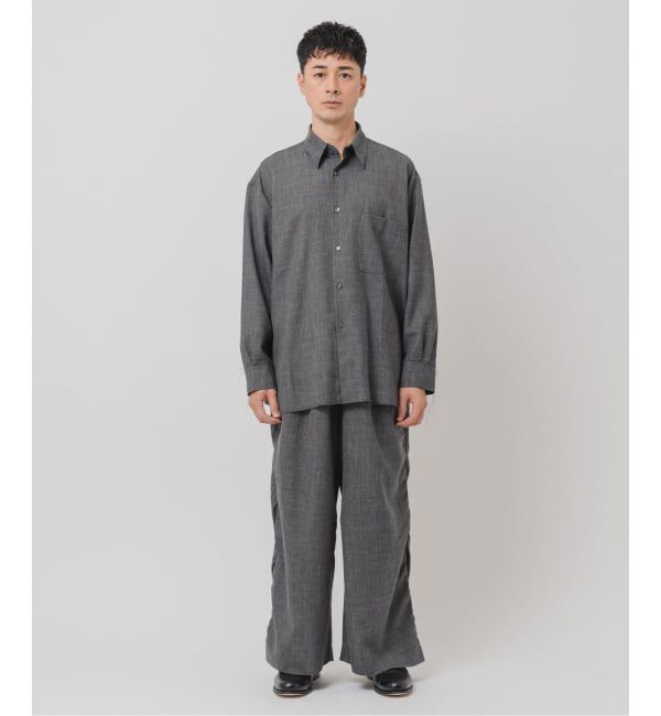 EDIFICE「《予約》GABRIELA COLL GARMENTS(ガブリエラコールガーメンツ) 別注 DRAPED TROUSERS」|スラックス|