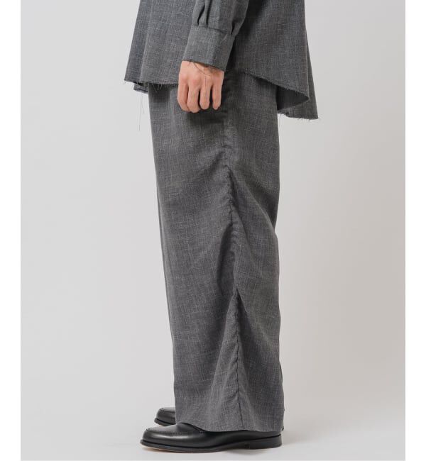 EDIFICE「《予約》GABRIELA COLL GARMENTS(ガブリエラコールガーメンツ) 別注 DRAPED TROUSERS」|スラックス|