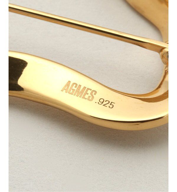 journal standard L'essage「【AGMES/アグメス】VERA BROOCH GOLD VERMEIL：ブローチ」|その他|