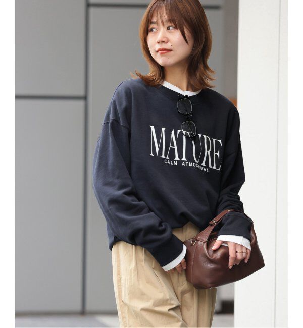 JOURNAL STANDARD relume「《2枚セット》3WAY Tシャツレイヤードスウェット」|スウェット・ジャージ|ネイビー A