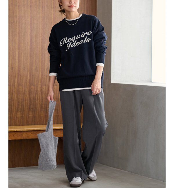 JOURNAL STANDARD relume「《追加2》コットンカシミヤロゴニット」|ニット・セーター|