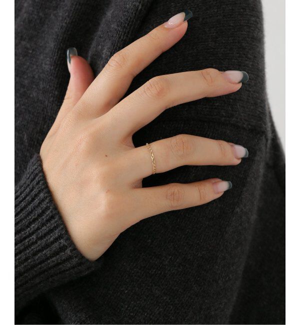 JOURNAL STANDARD「【LES BONBON/ル ボンボン】RAD CHAIN RING」|リング|ゴールド A
