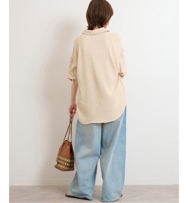 JOURNAL STANDARD relume「《追加》ドットジャガードブラウス」|シャツ・ブラウス|