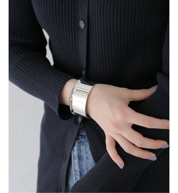 journal standard L'essage「【AGMES/アグメスSMALL CLIFF CUFF STERLING SILVER：バングル」|ブレスレット・バングル|シルバー