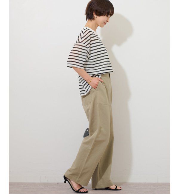 JOURNAL STANDARD relume「《追加》コットンリネンツイルベイカーパンツ」|カーゴ|