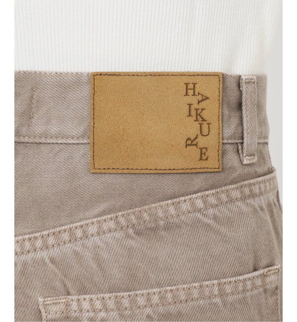 journal standard L'essage「【HAIKURE/ハイクル】BETHANY SL SOFT ECRU：デニム」|デニム|