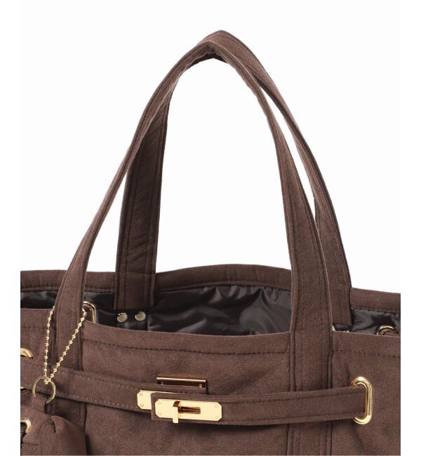 journal standard L'essage「別注【SITA PARANTICA】スエードライクチャームツキトートM」|トートバッグ|