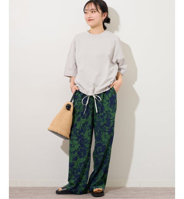 JOURNAL STANDARD relume「《追加3》ギャザーヘムショートスリーブTシャツ」|Tシャツ・カットソー|