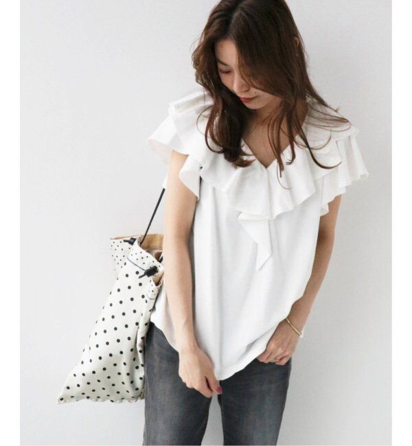 JOURNAL STANDARD relume「《WEB限定追加2》フリルプルオーバー」|Tシャツ・カットソー|ホワイト
