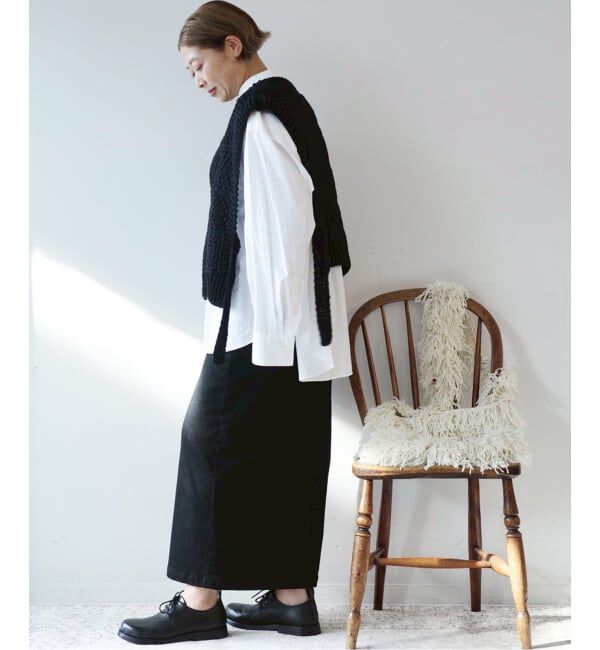 journal standard luxe「ストレッチデニムペンシルスカート」|スカート|