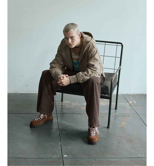 JOURNAL STANDARD「ラウンド スリーブ アシッド ジップ パーカー」|パーカー|