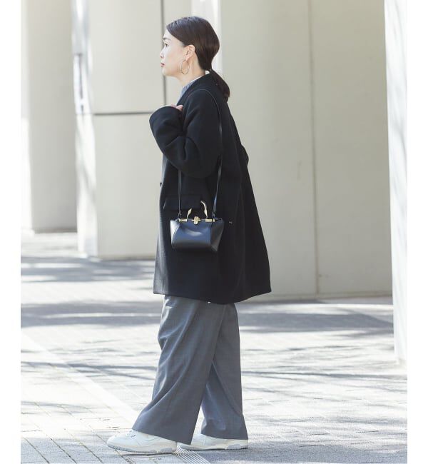 journal standard L'essage「《追加》SUPER140S/GIOLICA コクーンコート」|ノーカラーコート|