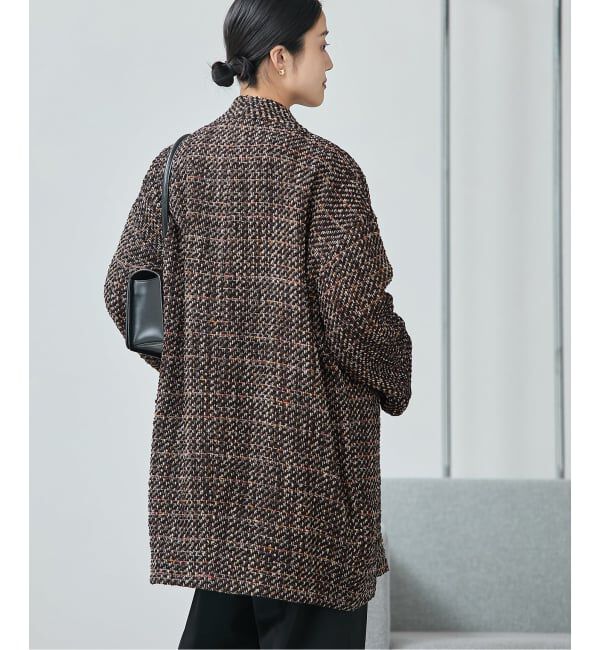 journal standard L'essage「《追加》SUPER140S/GIOLICA コクーンコート」|ノーカラーコート|