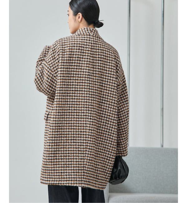 journal standard L'essage「《追加》SUPER140S/GIOLICA コクーンコート」|ノーカラーコート|